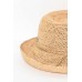 Kristen Natural Raffia Bucket Hat