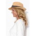 Christine Black Raffia Fedora