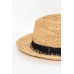 Christine Black Raffia Fedora