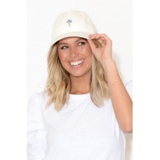 Selena White Palm Tree Cap