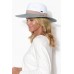 Fiona Teal Wide Brim Travel Fedora