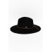 Morzine Black Wide Brim Fedora