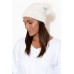 Tullah White Pom Pom Beanie