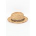 Christine Taupe Raffia Fedora