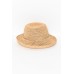 Kristen Natural Raffia Bucket Hat